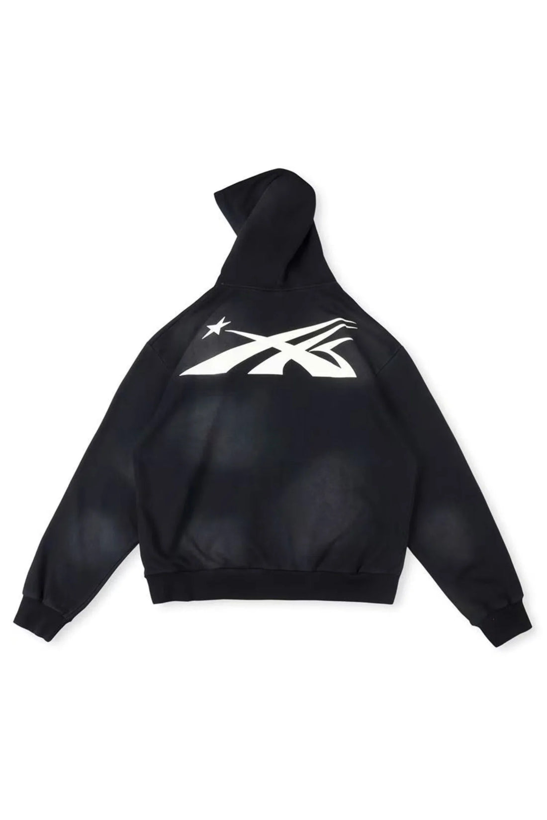 Black Hellstar Sports Zipper Hoodie